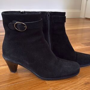 La Canadienne, black, waterproof boots, size 7.5M